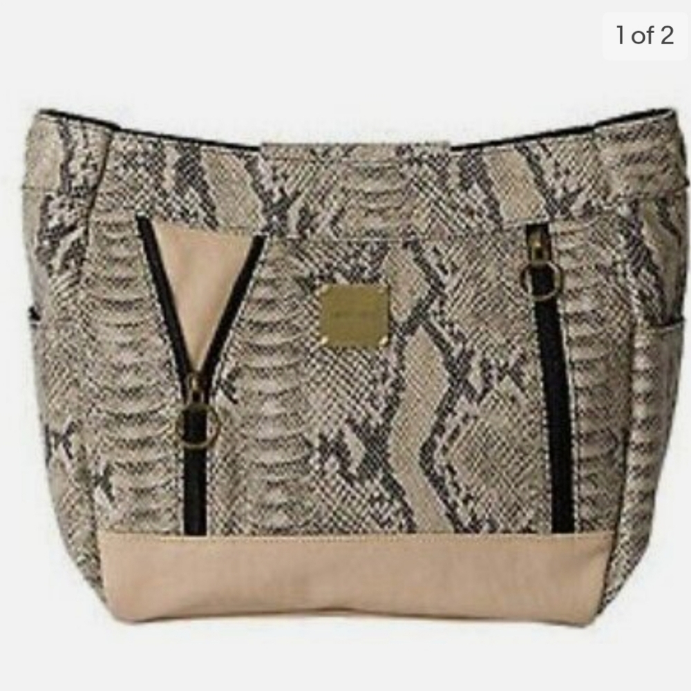 Bnwt Miche Demi Leslie Shell snake skin